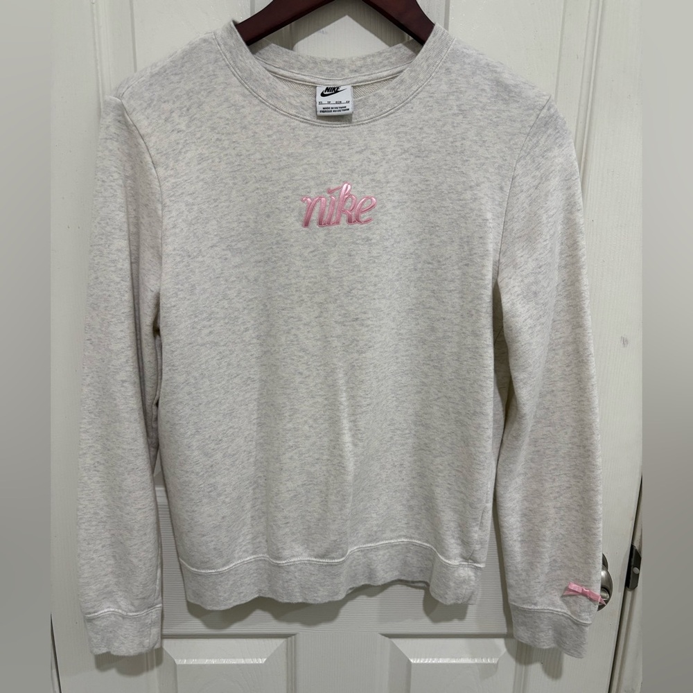 Nike Heather Gray Coquette Sweatshirt